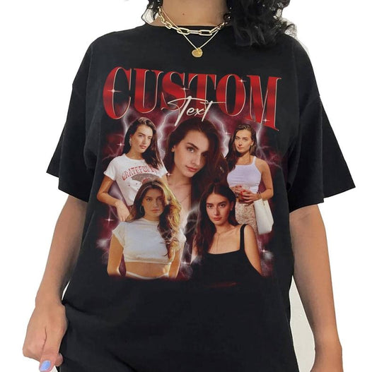 Custom Printed Cotton Women's T-Shirt | Summer All Seasons | Characters Pattern