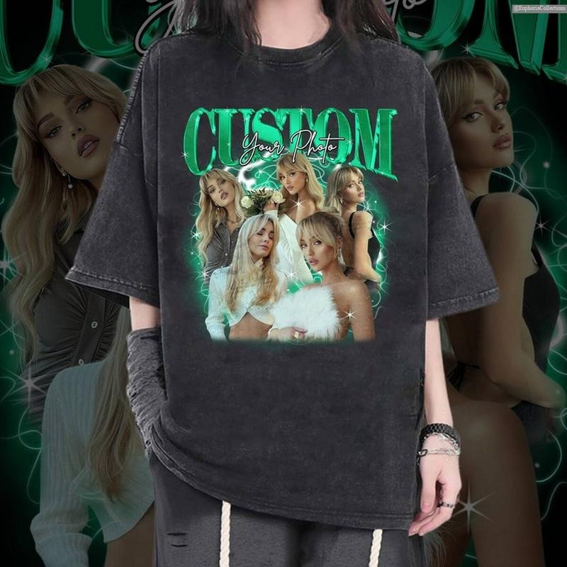 Custom Your Own Bootleg Tee, Sweater, Hoodie, Personalized Rap Tee, Custom Your Photo, Insert Your Design, Vintage Graphic Retro 90s , Global Trending Outfits