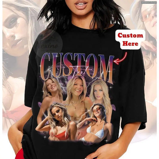 Custom Your Own Bootleg Tee, Sweater, Hoodie, Retro Personalized Bootleg Rap Tee, Insert Your Design, Vintage Graphic 90s Tshirt , Global Trending Outfits
