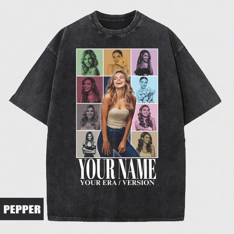 Custom Your Photos Shirt,  Custom Shirt, Your Version Menswear Top Streetwear Tshirt