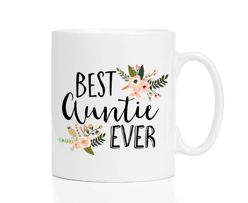 Cute Auntie Ever Mug, New Auntie Coffee Mug, Mug For Auntie, Gift For Auntie Cup, Auntie Gift Coffee Cup, Auntie Coffee Mug, 11 15oz Ceramic Cup