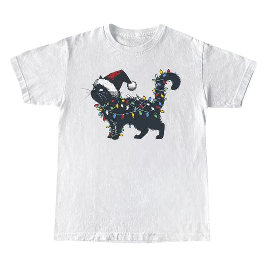 Cute Cat Christmas Shirt, Funny Christmas Shirt, Cat Lover Christmas Gift