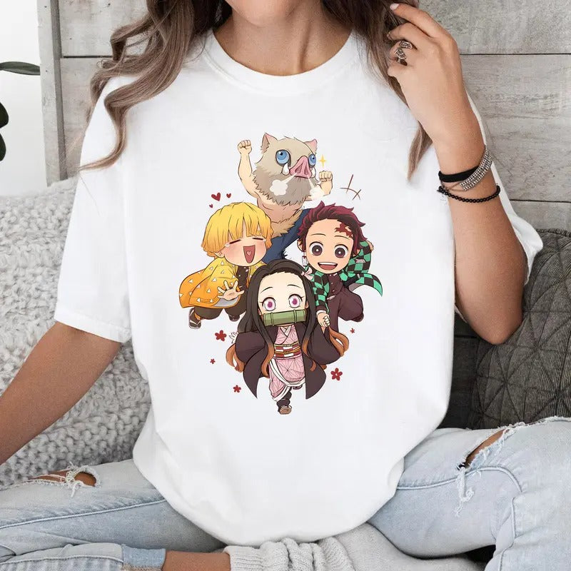 Cute DM Characters Breath Shirt Crewneck Hoodie Comfort Cotton