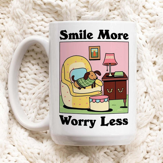 Cute Dog Self Love Juice Coffee Mug, Doggy Colorful Mug, Dog Lover Gift Idea, Self Care Retro Quote, Pink Gift Mug, Aesthetic Ceramic Cup, Novelty Coffee Mug, 11 15oz Ceramic Cup, Gift Ideas For Her, Gifts For Christmas Drinkware Printed