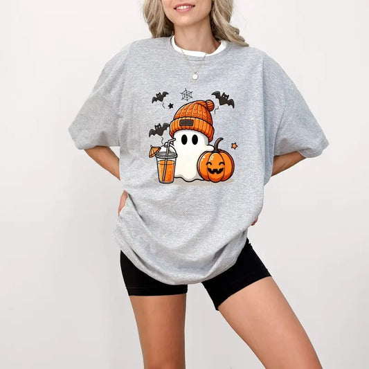Cute Ghost T-Shirt, Halloween T-Shirt, coffee T-Shirt, bougie T-Shirt, bougie ghost, Halloween T shirt, Trending Halloween T-Shirt