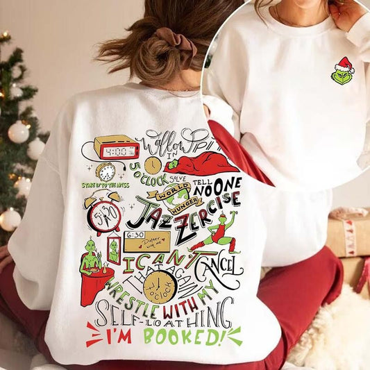 Cute Grinch Christmas Crewneck Sweatshirt, Hoodie, T-shirt