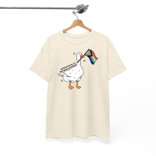 Cute LGBT Goose T-Shirt Sweater, LGBT Shirt, Rainbow Ally Shirt, Respect Pronouns Day Tees, Silly Goose Tees, Pride Gift Shirtstyle{n002}2