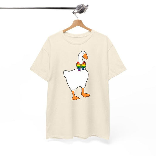 Cute LGBT Goose T-Shirt Sweater, LGBT Shirt, Rainbow Ally Shirt, Respect Pronouns Day Tees, Silly Goose Tees, Pride Gift Shirtstyle{n002}3