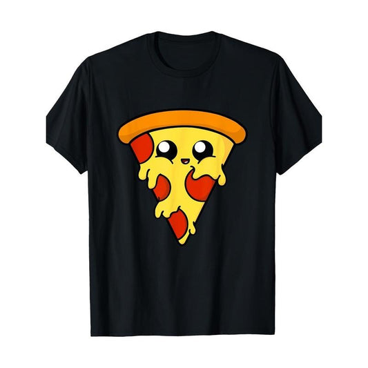 Cute Pizza T Shirt -100% Cotton - 220g made in usa