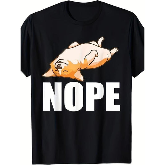 Cute Vintage Funny Lazy Nope Corgi Lover T Shirt Gift made in usastyle{n002}2
