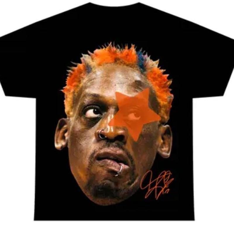 D RODMAN Rare black Homage Vintage Rap Tee Hip Hop Style Graphic tee Rap Booteg Style Unisex T Shirt