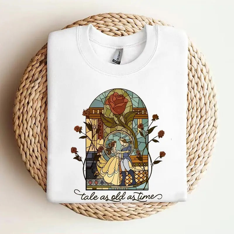 D Tale as Old as Time Shirt, DN Belle Sweatshirt, Beauty And The Beast, Beauty Belle Tshirt, DN Princess Shirt