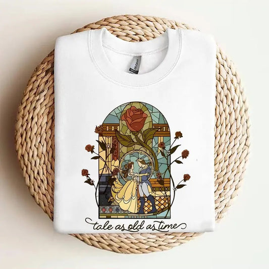 D Tale as Old as Time Shirt, DN Belle Sweatshirt, Beauty And The Beast, Beauty Belle Tshirt, DN Princess Shirt