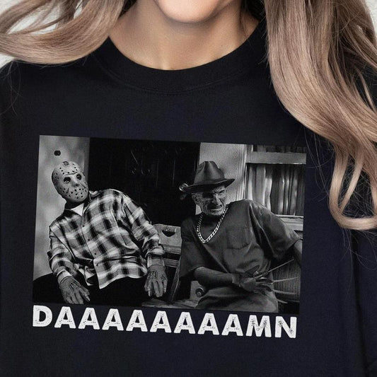 DAAAAAAAAAAAAAAAAAMN  Halloween Funny Shirt Friends Halloween Team TShirt Halloween Tee
