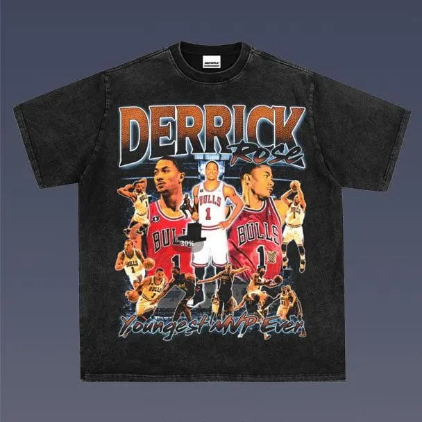 DERRICK ROSE 2.3 TEE | VINTAGE TEE GRAPHIC T-SHIRT SWEATSHIRT HOODIE | SPORT TEE -  GIFT FOR FAN