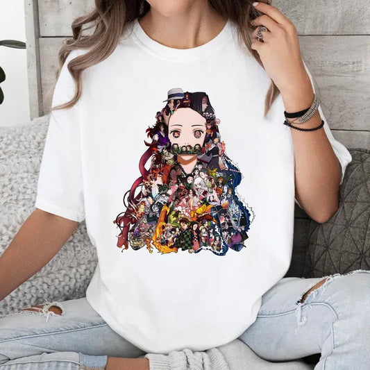DM Kamado Nezuko Character Shirt Crewneck Hoodie Comfort Cotton