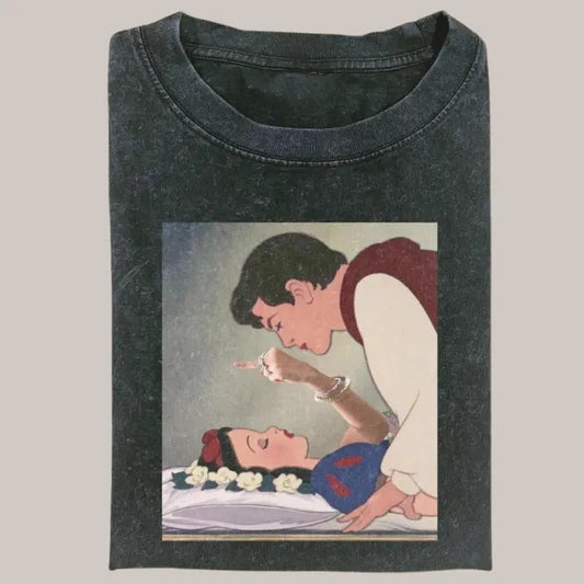 DOESN'T NEED A PRINCE T-Shirt, Princess Graphic Tees, Meme Cringe Funny Dumb Shirts, Unisex Movie Shirt Menswear Womenswear Streetwear