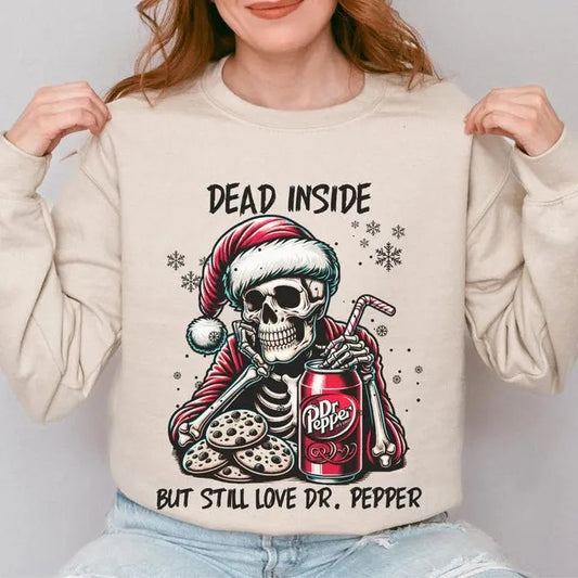 DR. Pepper Shirt, Dr. Pepper Skeleton Sweatshirt, Dr. Pepper Soda, Gift for Her, Gift for Him, Trendy Graphic Sweatshirt, Christmas  T-shirt, sweater and Hoodie