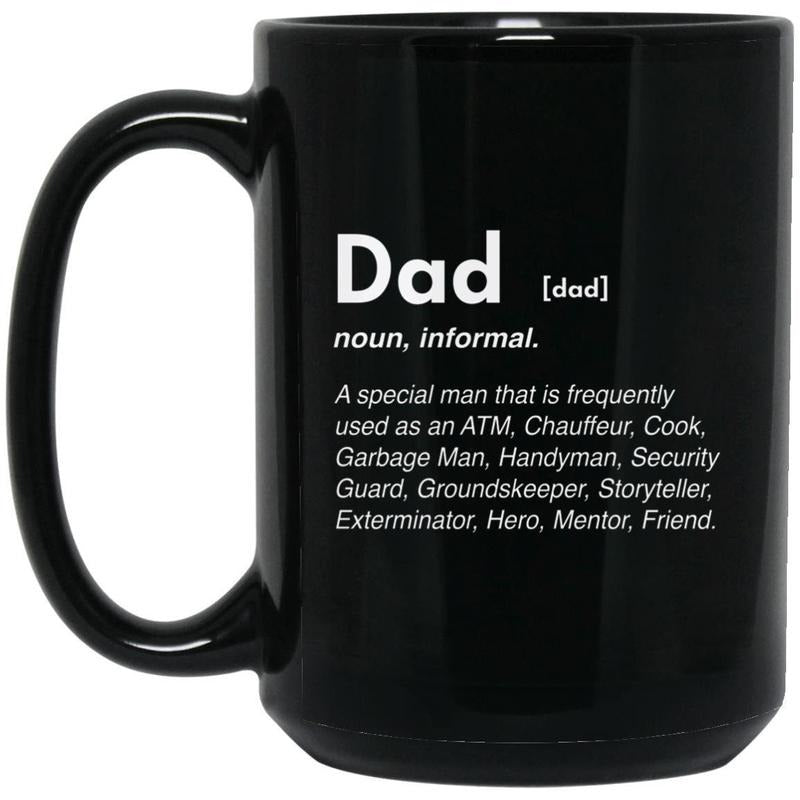 Dad Definition Mug, Dad Mug, Daddy Mug, Fathers Day Gift, Dad Gift Mug, Father Gift From Daughter Son, New Dad, Novelty Coffee Mug, Gifts For Daddy Father, 11 15oz Ceramic Cup, Gifts For Guys