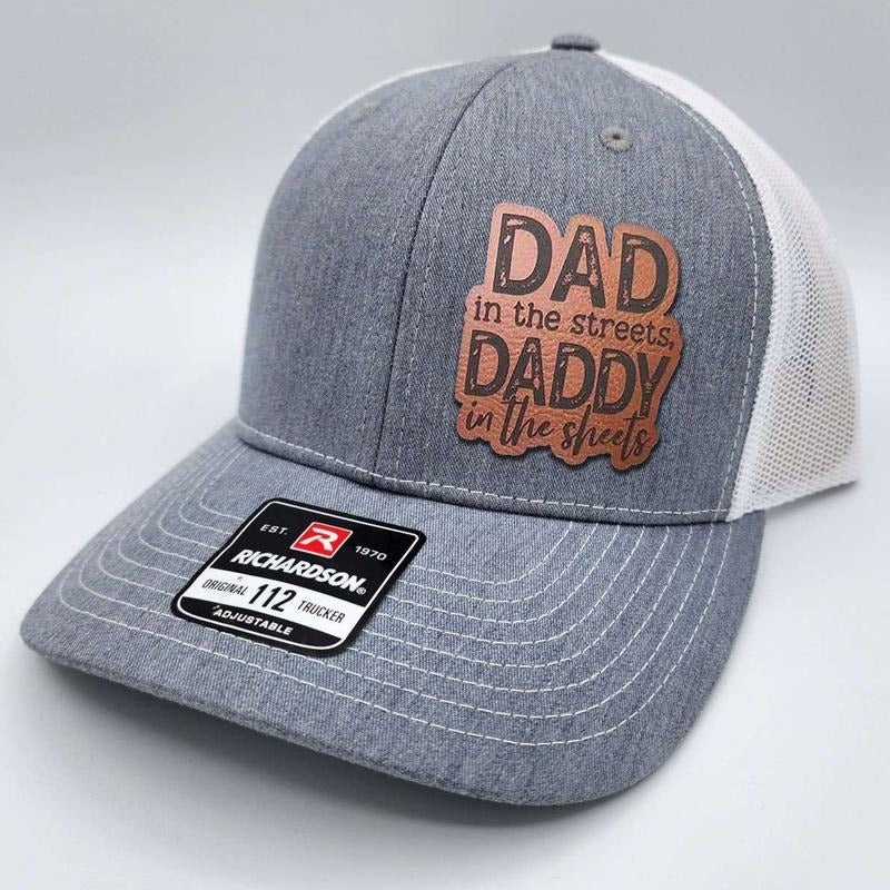 Dad In The Streets Leather Patch Richardson Hat