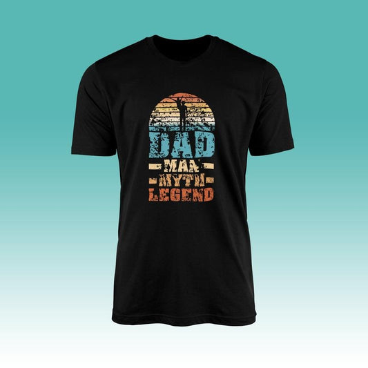 Dad Man Myth Legend T-shirt Tee Top - Sunset Retro Style - Happy Father's Day - Daddy Father - Men's Fashion - Gift For Him - Present  sweater and hoodie