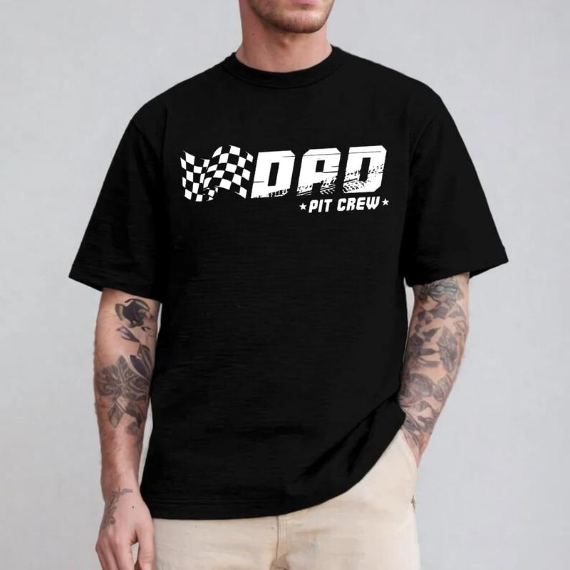 Dad Pit Crew Race Car Birthday Family Racing T-shirt - Sweatshirt - Hoodie,Gift for dad,Shirts women,Shirts men,Western outfits, Father day Shirt, Dad Shirt, Gift for Dad