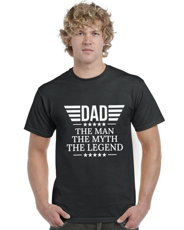 Dad The Man The Myth The Legend Adults T-shirt Men Daddy Father Tee Top Hoodie, T-shirt and sweater