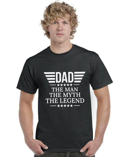 Dad The Man The Myth The Legend Adults T-shirt Men Daddy Father Tee Top Hoodie, T-shirt and sweater