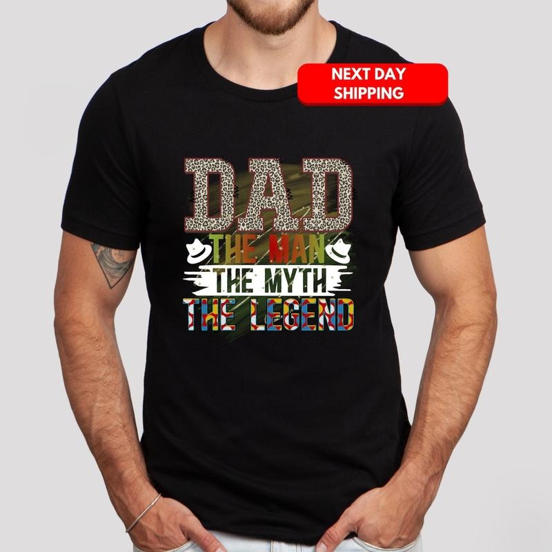 Dad The Man The Myth The Legend T-Shirt, Vintage Father's Day Gift Shirt, Father Day Shirt 2024, Gift for Dad Husband, Father Day Shirt
