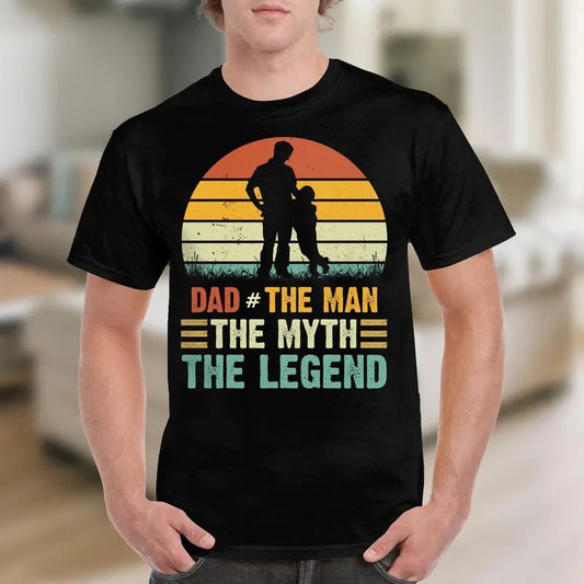 Dad The Man The Myth The Legend T-shirt Vintage Father's Day Gift Shirt  sweater and hoodie