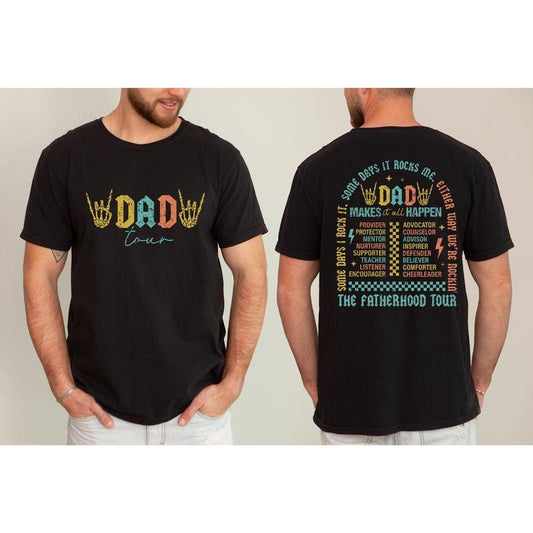 Dad Tour, Rock and Roll, Music, Concert, Father's Day, Fatherhood, Some Day It Rocks Tshirt, Women's Comfort Color Tee, Tshirt