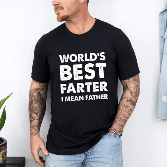 Dad World's Best Farter I Mean Father Shirt, Dad Shirt, Father's Day Shirt, Dad Gift