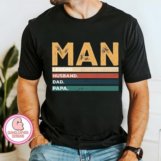 Dad the man shirt, dad legend shirt, dad husband shirt,papa shirt,vintage dad quotes shirt,best dad ever shirt,vintage dad shirt,Fathers day shirt,dad Hoodie, T-shirt and sweater
