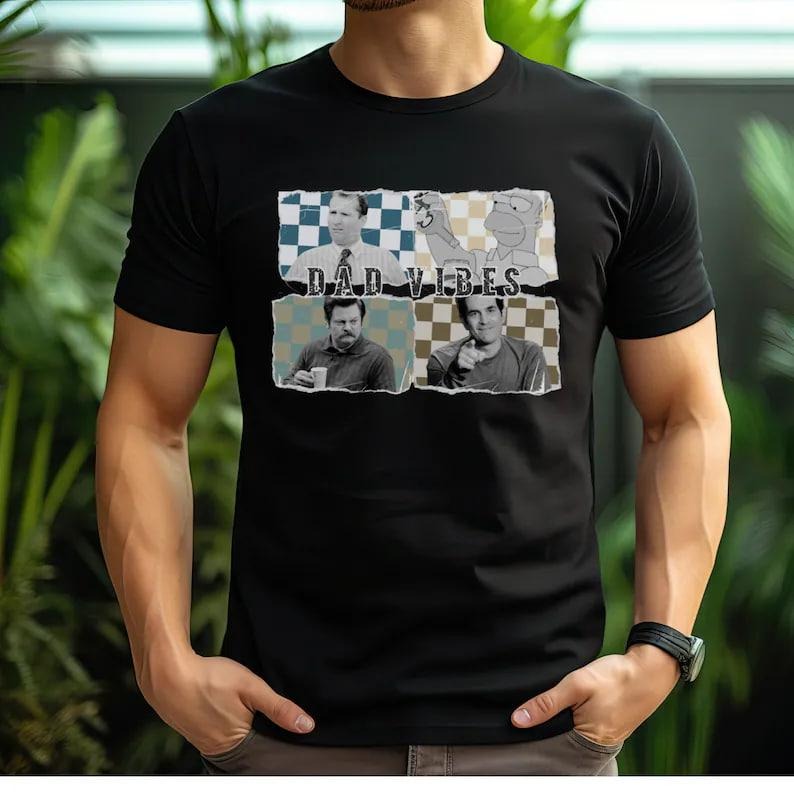 Dad vibes shirt, gift for Fathers day, best dad ever gift, gift for daddy, first time daddy, daddy to be shirt, funny dad gift for him