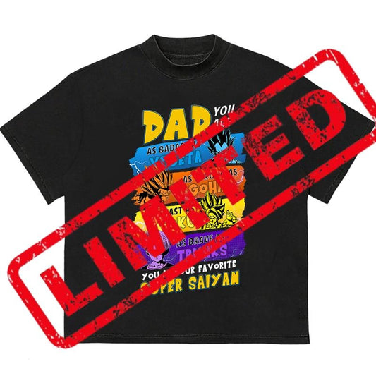 Daddy You Are My Favorite Saiyan T-Shirt Stylish Tee for Everyday Looks