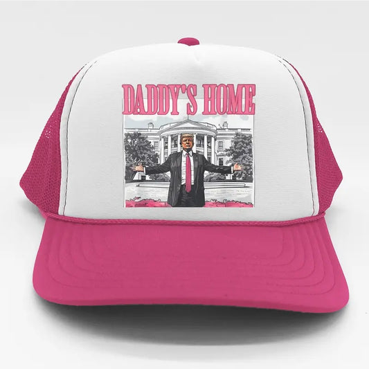 Daddy's Home Vote Donald Trump JD Vance 2024 USA Presidential Election Trucker Hat