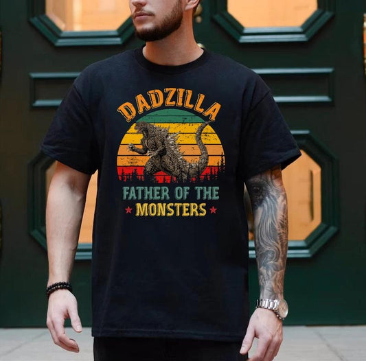 Dadzilla Father Of The Monster Shirt, Dad Shirt, Husband Gift, Father's Day Gift, Gift for Father, Christmas Gift, Dad Gift, Father Gift