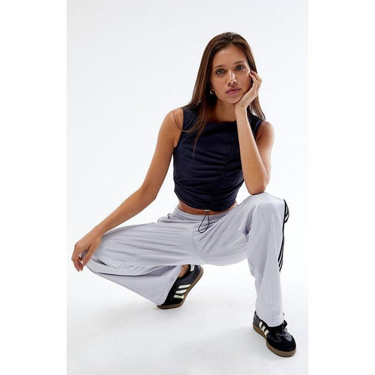 Daisy Street Women's Asymmetric Ruched Tank Top