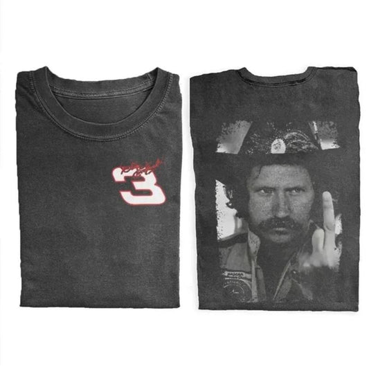 Dale Earnhardt Middle Finger Vintage Style Unisex T-shirt, Racing Middle Finger shirt, Racing Fan SweatShirt, Nascar Shirt , Car racing shirt, Lovers Racing, Unisex Sweatshirt, Vintage sweatshirt, Gift Birthday, Trending shirt,