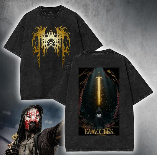 Dam0cles  Sleep Token merch Unisex Rock Band Washed Tshirt