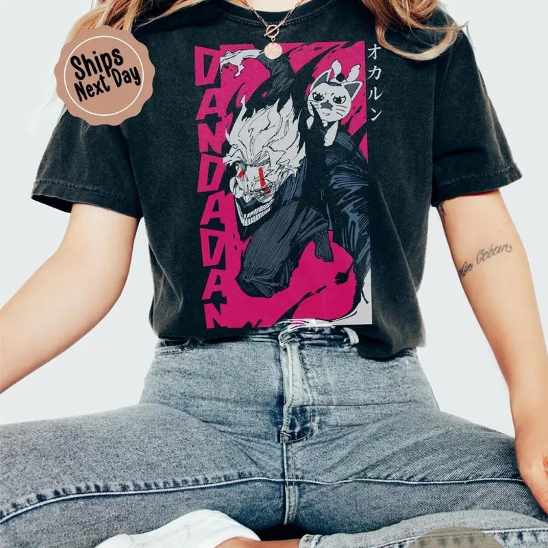 DanDaDan Shirt Turbo Ganny Momo Ayase Anime Shirt, Full Size Options, Everyone Can Find Their Fit, Full Color Range, Find Your