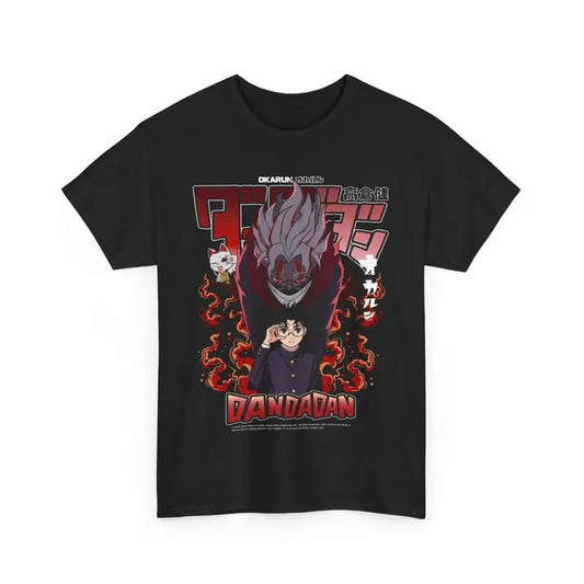 Dandadan Anime Unisex Heavy Cotton Tee, Graphic Tee, Casual Wear, Gift for Anime Lovers, Streetwear, Comfortable Top, Classic