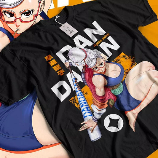 Dandadan Ayase Seiko T-shirt Cosplay Momo Anime Gift Shirt All Sizes