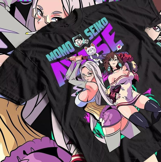 Dandadan Okarun T-shirt Okarun Momo Ayase Anime Cute Gift Girl Waifu Shirt