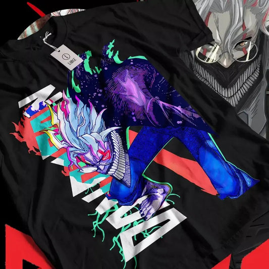 Dandadan Okarun T-shirt Okarun Momo Ayase Gift black Anime Shirt All Size