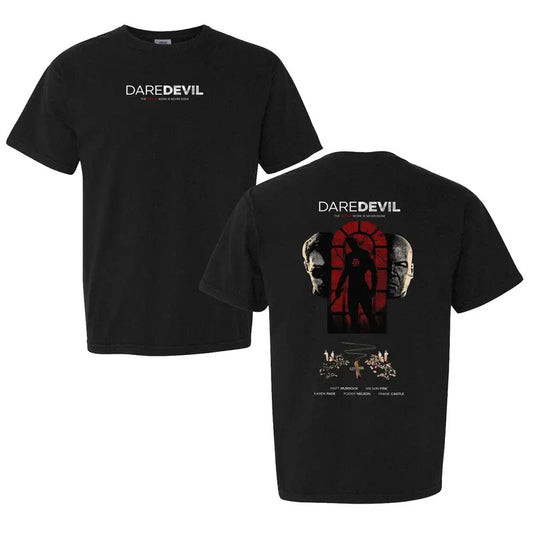 Dar3d3v1l B0rn Again Unisex TShirt -TV Show Graphic Tee, Ma0rvell Comics, Sup3rhero Costume Shirt, Comic Book Lover Gift, Daredevil Fan Merch