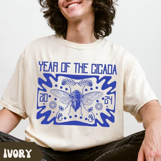 Dark Academia Gifts Year of The Cicada Bug Clothing Cicadas Entomology Insects Loving Bugs Trending T-Shirt