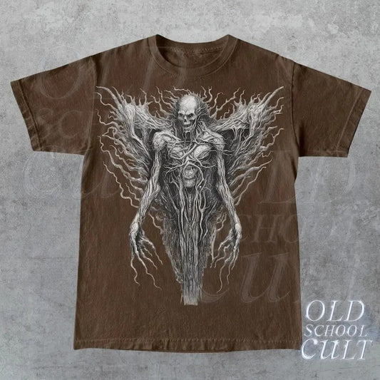 Dark Art T-Shirt, Vintage Horror Graphic Shirt, Horror Goth Aesthetic Tee, Dark Academia Shirt, Monster Shirt, Black Shirt