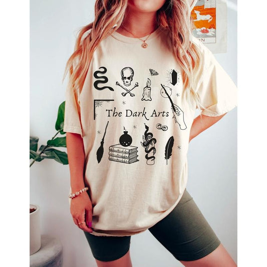 Dark Arts Shirt - Dark Academia Clothing Witchy Shirts Pottery Shirt Universal Theme Park Vacation Bookish Tshirt Magical Gifts