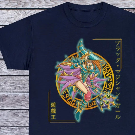 Dark Magician Girl T Shirt Yu Gi Oh Tee 90 Anime Clothing Cosplay Manga Japanese Unisex Full Size